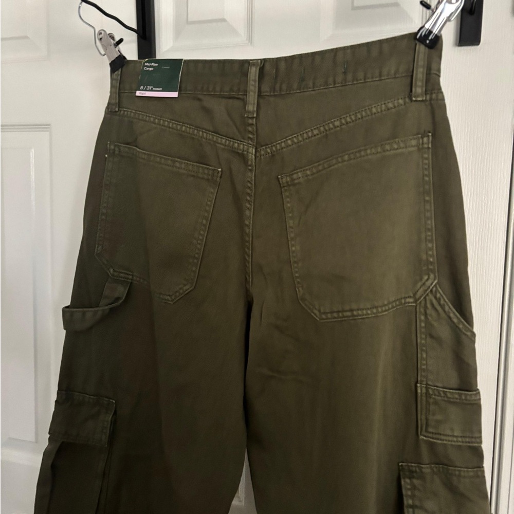 Olive Green Cargo Pants - Picture 6 of 12